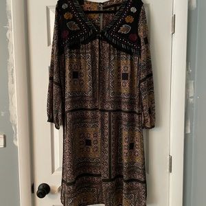 xhilaration dress, boho feel